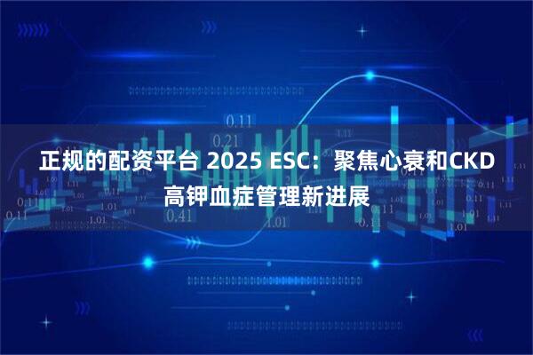 正规的配资平台 2025 ESC：聚焦心衰和CKD高钾血症管理新进展